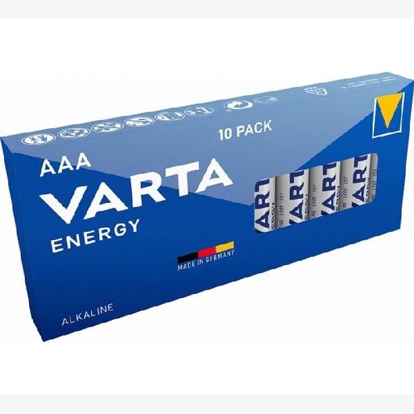 Varta 4103229410 VARTA Batterie Alkaline, Micro, AAA, LR03, 1,5 V, Schachtel (10-er Pack)