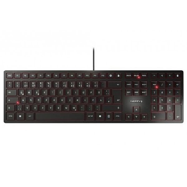 Cherry JK-1600DE-2 Cherry Tastatur KC 6000 Slim, USB, schwarz