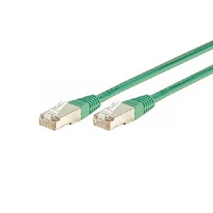Dexlan 858348 Dexlan Patchkabel Cat. 6A, S/FTP (PiMF), grün, 2,0 m