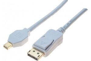 Exertis Connect 128002 DisplayPort 1.2 zu Mini DisplayPort Adapterkabel, 4K, DisplayPort St./ Mini DisplayPort St., 2,0 m