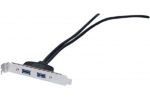 Exertis Connect 146697 USB 3.0 Slot Adapter, 2x USB 3.0 Buchse Typ A,