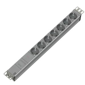 Bachmann 333406 Bachmann 19" PDU Basic, Steckdosenleiste mit Netz &