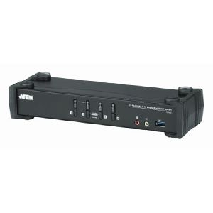 Aten CS1924 ATEN CS1924 4-Port USB 3.0 4K DisplayPort KVMP Switch mit