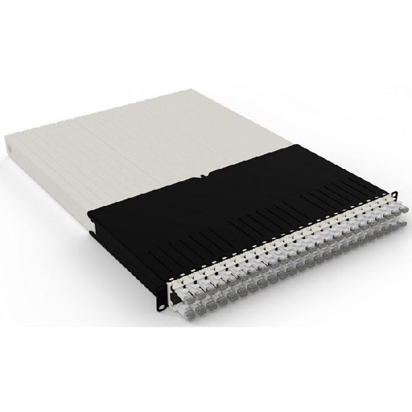 Patchbox PONE30STPWH patchbox.one/30RU/STP (1,8 m) mit 24 Kassetten, Patchkabel Cat. 6a, U/FTP, PoE, Kabel weiß