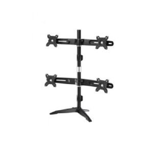 Aavara DS400 Aavara Monitorständer DS400, für 2 Flachbildschirme 38 - 61 cm (15" - 24"), bis je 6 kg, Standfuß, schwarz