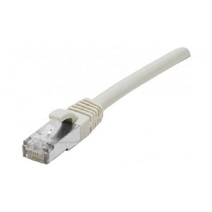 Exertis Connect 854600 RJ45 Patchkabel Cat. 6, F/UTP, GRS-zertifiziert, grau, 0,15 m