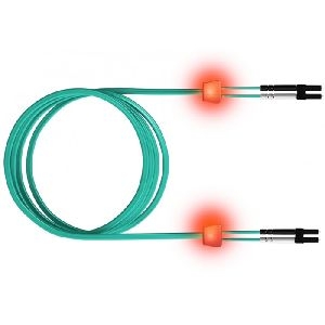EasyLan LSD32200100 EasyLan LWL Duplex LED-Patchkabel OM3, 50/125 µm, LC/LC, aqua, 10,0 m