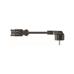 Bachmann 375.075 Bachmann Gerätezuleitung GST18/3 2,0m H05VV-F 3G1,5mm² schwarz
