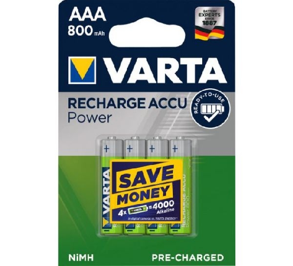 Varta 56703101404 VARTA Akku NiMH, Micro, AAA, HR03, 1.2V/800mAh