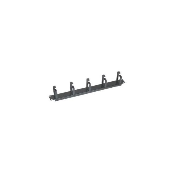 Dexlan 754530 Dexlan 19" Rangierfrontplatte, 5 x 60mm, 1HE, RAL 9005 schwarz