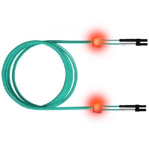 EasyLan LSD32200010 EasyLan LWL Duplex LED-Patchkabel OM3, 50/125 µm, LC/LC, aqua, 1,0 m