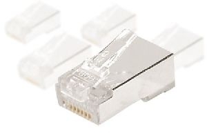 Exertis Connect 920580 RJ45 Modularstecker Cat. 6, STP, für Patchkabel, VPE 10 Stück