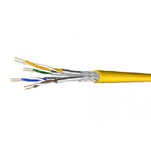 Draka 60109048 Draka Patchkabel UC900 FLEX, Cat. 7, S/FTP, halogenfrei, gelb, 500 m Einwegtrommel