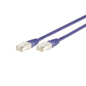 Exertis Connect 854460 Patchkabel Cat. 6, S/FTP (PiMF), violett, 15,0 m