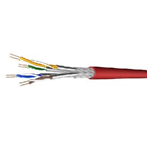 Draka 60011459 Draka Industrie-Patchkabel UC900 SS27 PUR, Cat. 7, S/FTP (PiMF), rot, 500 m Einwegtrommel