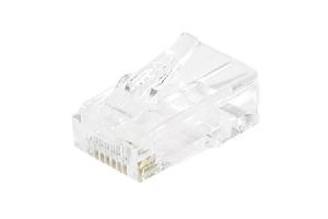 Exertis Connect 920560 RJ45 Modularstecker Cat. 6, UTP, für Patchkabel, VPE 10 Stück
