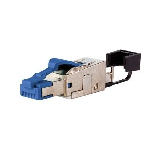 MetzConnect 130H405032-E Metz Connect Modularstecker RJ45, feldkonfektionierbar, Cat.8.1 Klasse 1 bis 2000 MHz ISO/IEC, Kabelabgang gerade