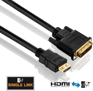PureLink PI3000-020 PureLink PureInstall HDMI High Speed zu DVI Adapterkabel, 2K, HDMI St. A/ DVI 18+1pol St., 2,0 m