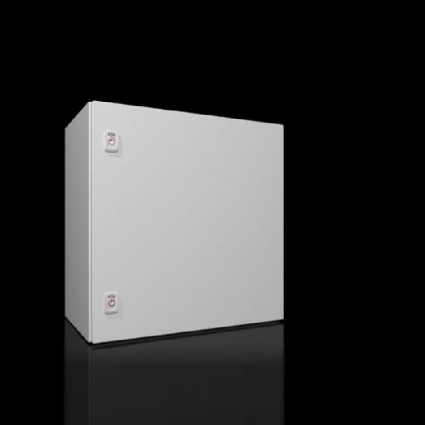 Rittal 7643350 Rittal 19" AX IT Wandgehäuse, 12 HE, 600 x 350 mm, mit 19" Profilschienen, tiefenvariabel, RAL 7035