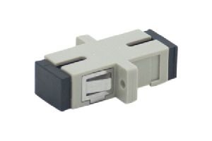 Exertis Connect 395305 LWL Kupplung SC/SC, Simplex, Multimode, Kunststoff-Gehäuse mit Keramik-Ferrule, beige