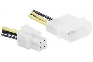 Exertis Connect 147560 Stromversorgungskabel P4 Stecker an Molex 4 Pin Stecker, 0,2 m