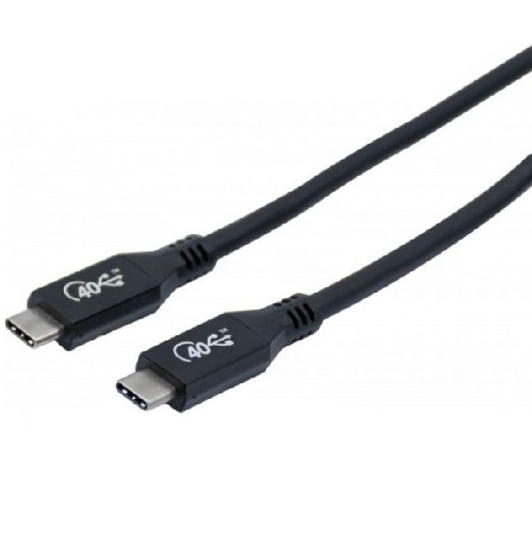 Exertis Connect 532600 USB 4 Kabel Zertifiziert, 40G/100W USB St. C / St. C, 0,8 m