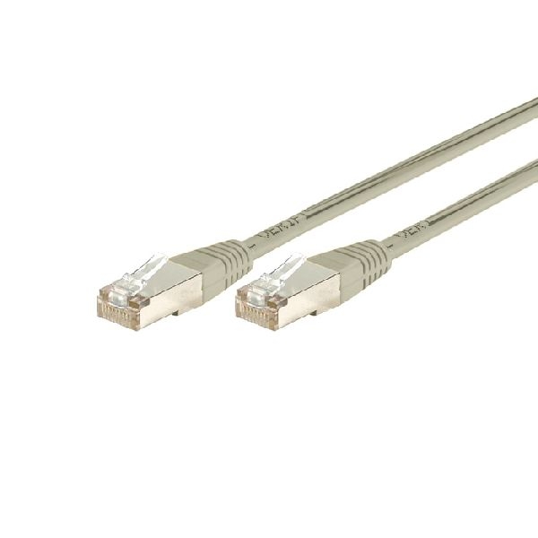 Exertis Connect 842105 Patchkabel Cat. 6, F/UTP, PoE+, grau, 10,0 m