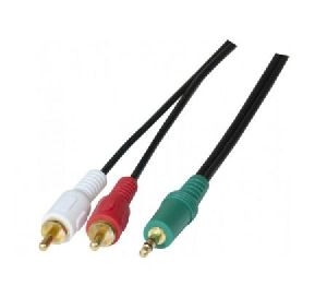 Exertis Connect 108781 Audiokabel, 3,5 mm Stereo Klinkenst./2x Cinch St., 1,8 m