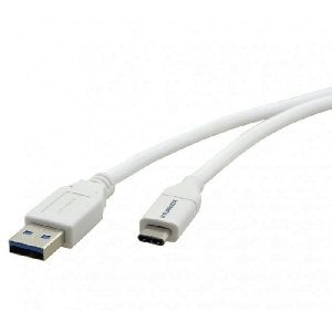 Kramer C-USB31/CC-3 Kramer USB 3.1 Gen.2 Kabel C-USB31/CC-3, USB St. C/ USB St. C, weiß, 1,0 m