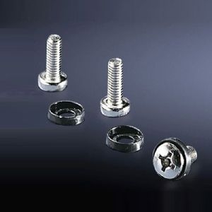 Rittal 7094100 Rittal Kreuzschlitzschraube M6 x16 mm mit Unterlagscheibe (DK 7094.100), VE = 50 Stück