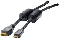Exertis Connect 128280 Mini HDMI Kabel, High Speed HDMI, vergoldet, HD