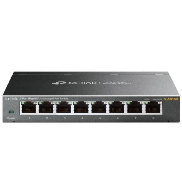 TP-Link TL-SG108E TP-Link JetStream Gigabit Easy Smart Switch TL-SG108E, 8 Port, Desktop
